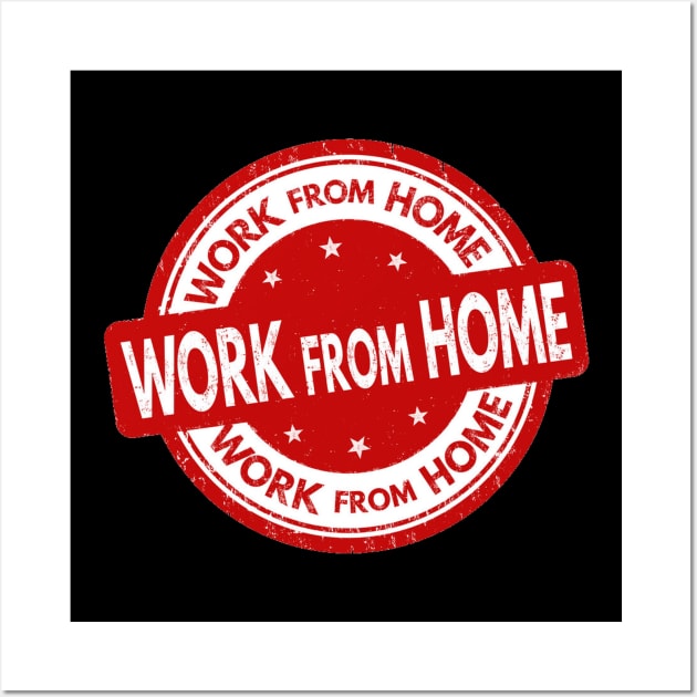 Work From Home Wall Art by bigbikersclub